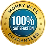 Money-back guarantee seal