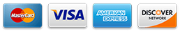 Accepted cards: Mastercard, Visa, American Express, Discover